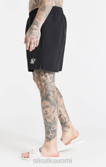 SikSilk musta Essential uintilyhyt miehet 6LR8617 vaatteet