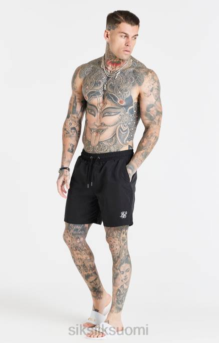 SikSilk musta Essential uintilyhyt miehet 6LR8617 vaatteet