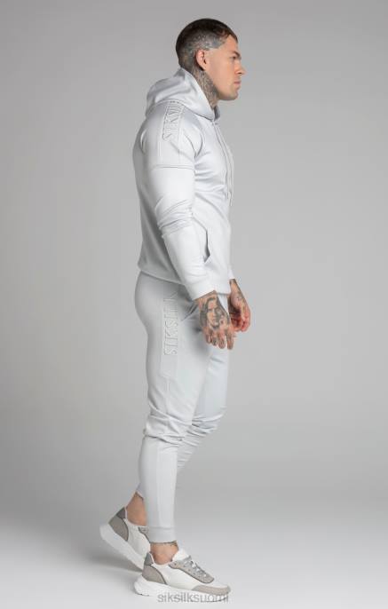 SikSilk harmaa paneelihuppari miehet 6LR8411 vaatteet