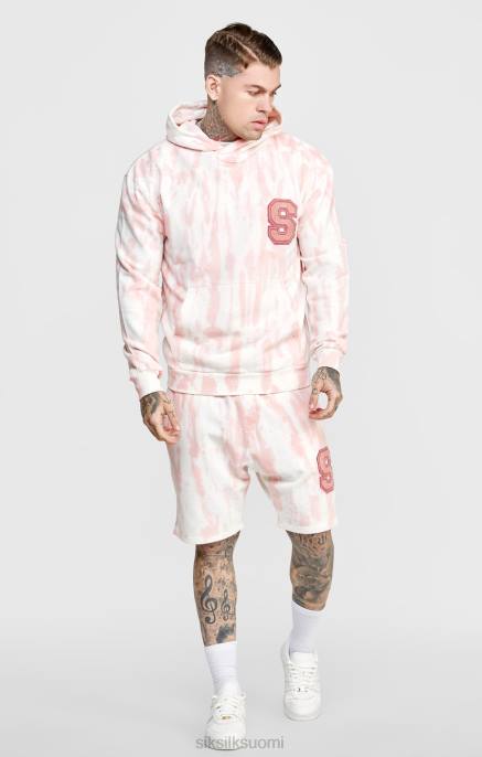 SikSilk pinkki solmiovärjäyshuppari miehet 6LR8421 vaatteet