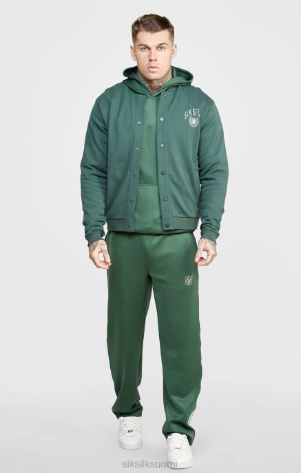 SikSilk vihreä rento yliopistopommikone miehet 6LR8429 vaatteet