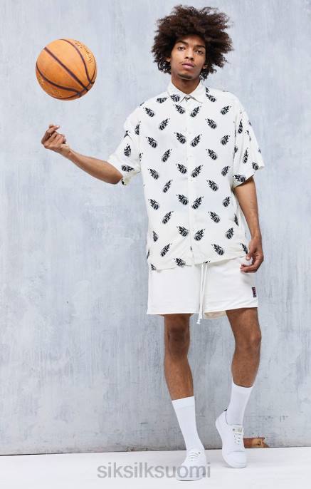 SikSilk x space jam ecru print oversize paita miehet 6LR8463 vaatteet