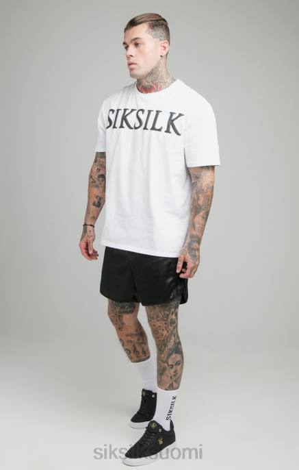SikSilk valkoinen rento t-paita miehet 6LR8406 vaatteet