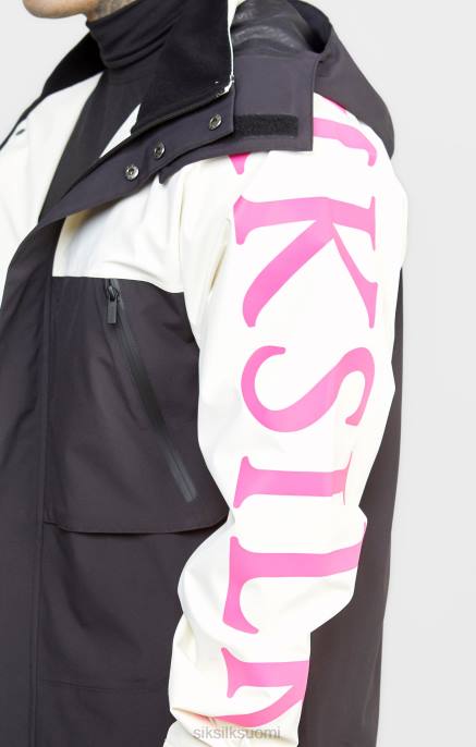 SikSilk ecru tekninen takki miehet 6LR8482 vaatteet