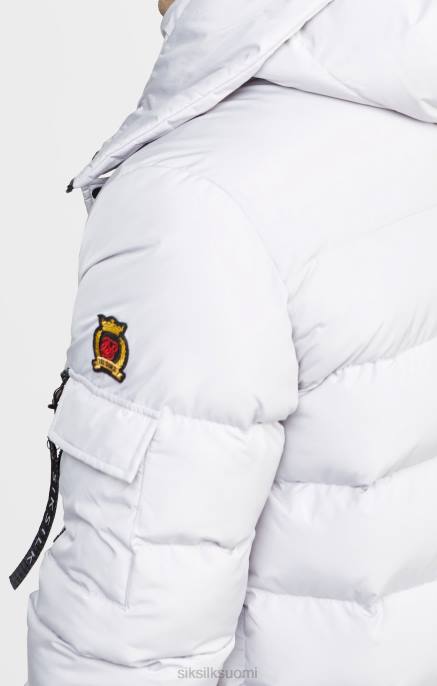 SikSilk harmaa parkatakki miehet 6LR8487 vaatteet