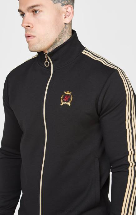 SikSilk musta crest suppilo kaula-ratatakki miehet 6LR8476 vaatteet