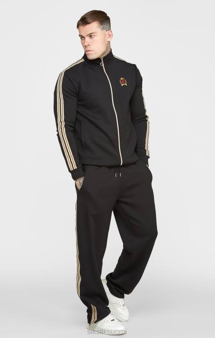 SikSilk musta crest suppilo kaula-ratatakki miehet 6LR8476 vaatteet