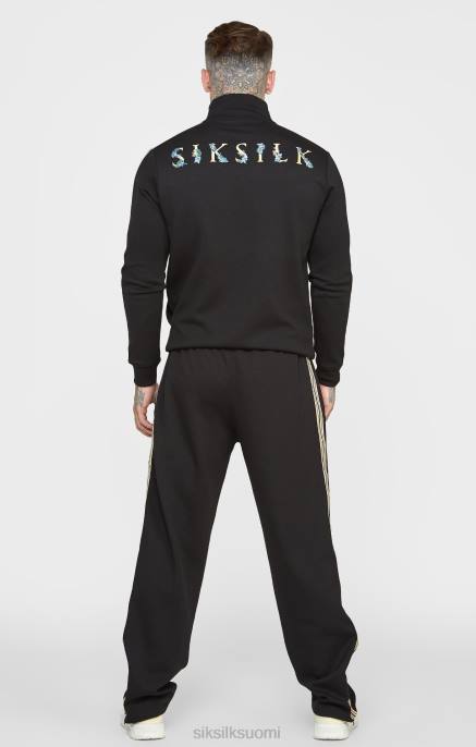 SikSilk musta crest suppilo kaula-ratatakki miehet 6LR8476 vaatteet