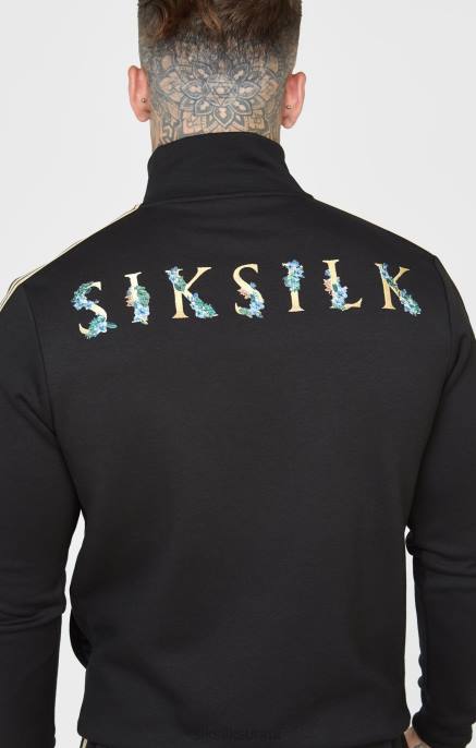 SikSilk musta crest suppilo kaula-ratatakki miehet 6LR8476 vaatteet