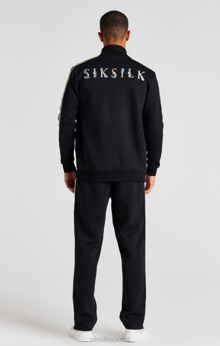SikSilk musta crest suppilo kaula-ratatakki miehet 6LR8476 vaatteet
