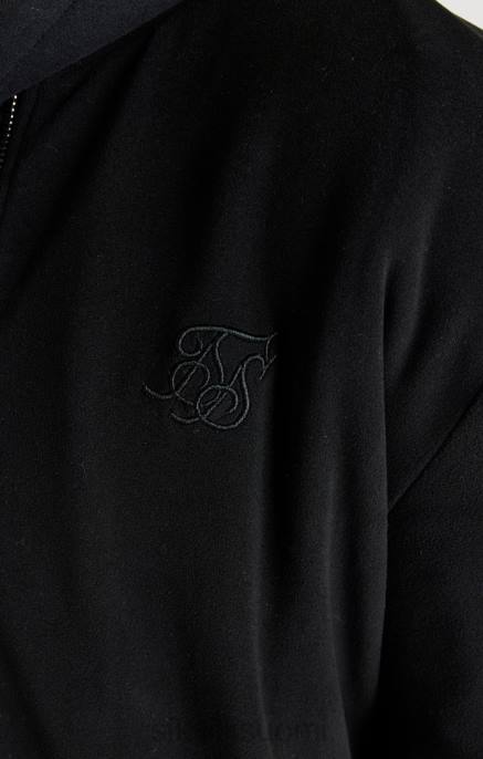 SikSilk musta heijastava bomber-takki miehet 6LR8475 vaatteet