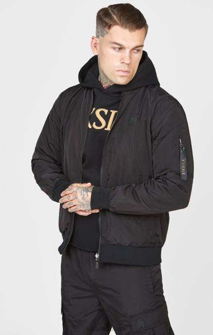 SikSilk musta käännettävä pommikone miehet 6LR8502 vaatteet