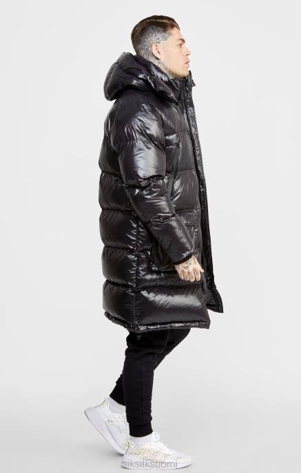 SikSilk musta manageri takki miehet 6LR8497 vaatteet