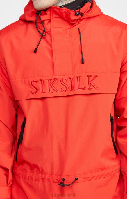 SikSilk punainen päällystakki miehet 6LR8489 vaatteet