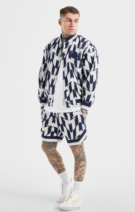 SikSilk x Messin laivaston monogrammipommikone miehet 6LR8498 vaatteet