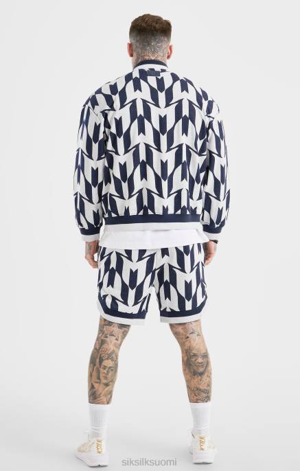 SikSilk x Messin laivaston monogrammipommikone miehet 6LR8498 vaatteet