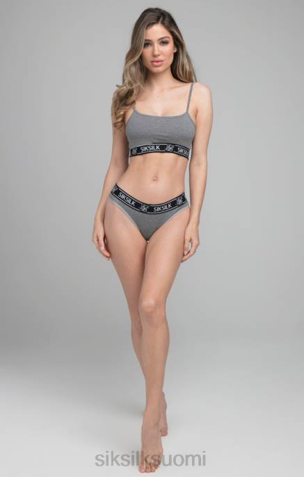 SikSilk harmaa marli ranneke bralette naiset 6LR8216 vaatteet