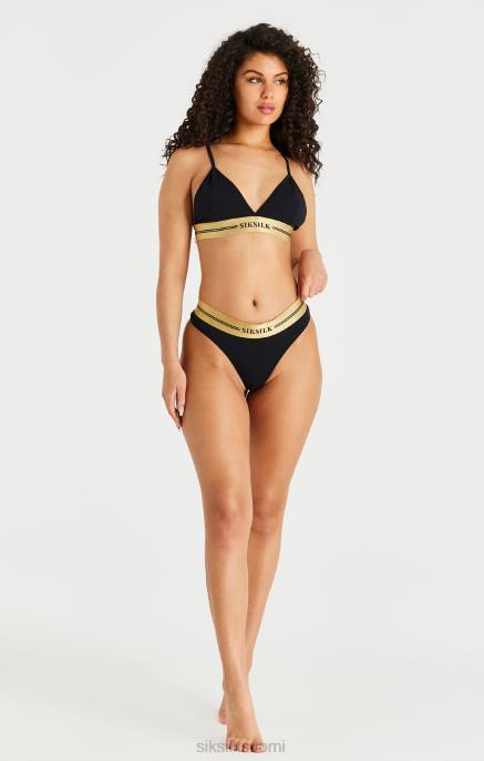 SikSilk musta kolmio rannerengas naiset 6LR8206 vaatteet