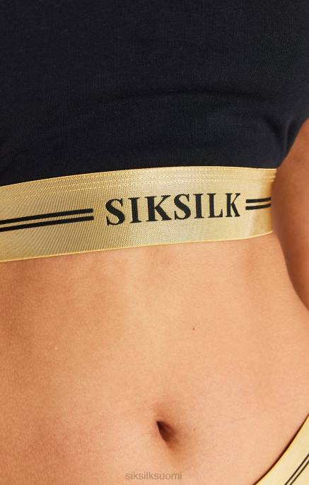 SikSilk musta racerback bralette naiset 6LR8207 vaatteet