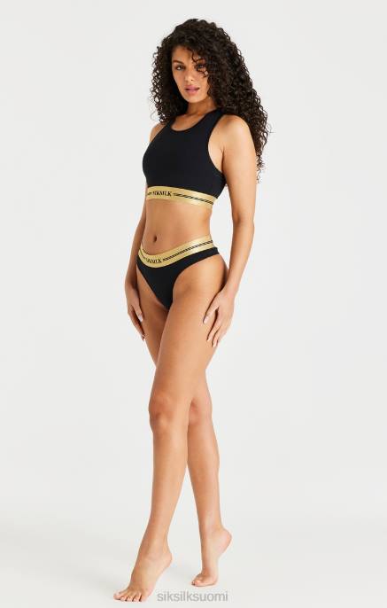 SikSilk musta racerback bralette naiset 6LR8207 vaatteet