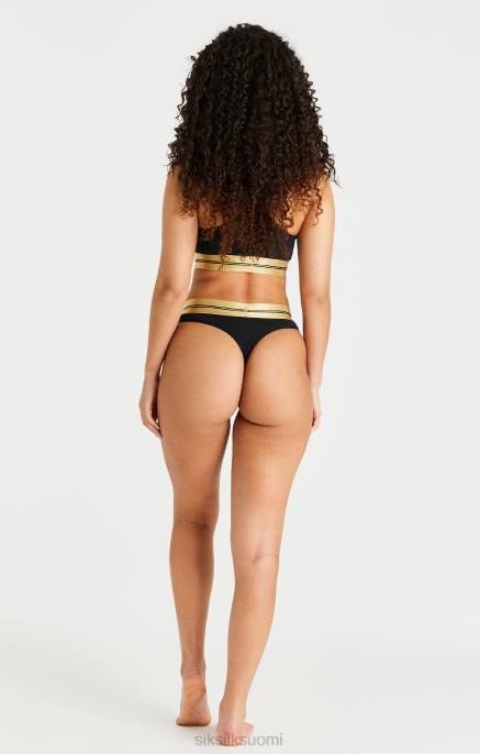 SikSilk musta racerback bralette naiset 6LR8207 vaatteet