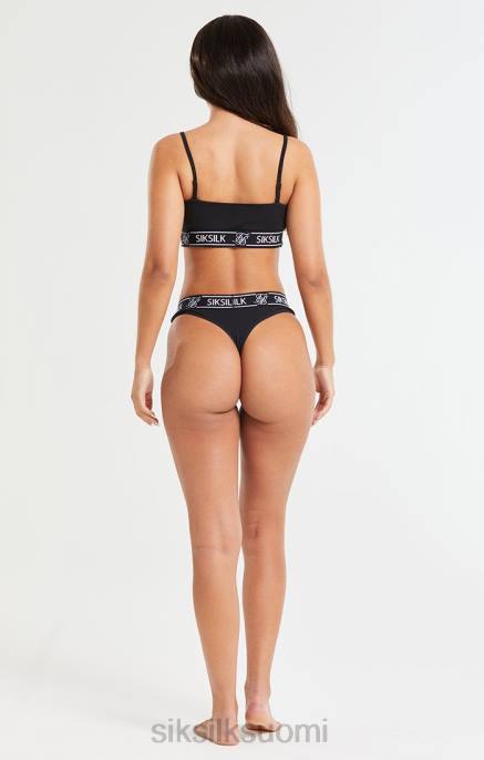 SikSilk musta ranneke naiset 6LR8220 vaatteet