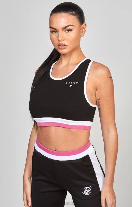 SikSilk musta retro bralette naiset 6LR8205 vaatteet