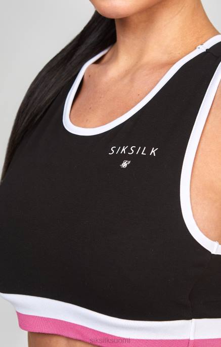 SikSilk musta retro bralette naiset 6LR8205 vaatteet