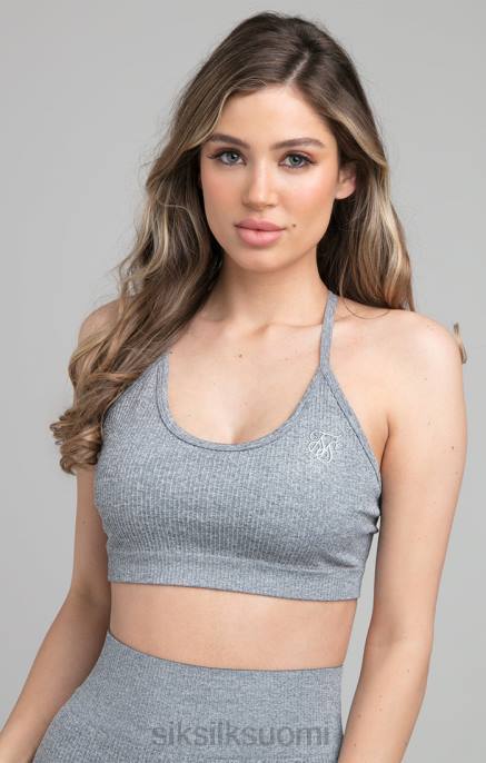 SikSilk ribbine gym bralette - harmaa naiset 6LR8212 vaatteet
