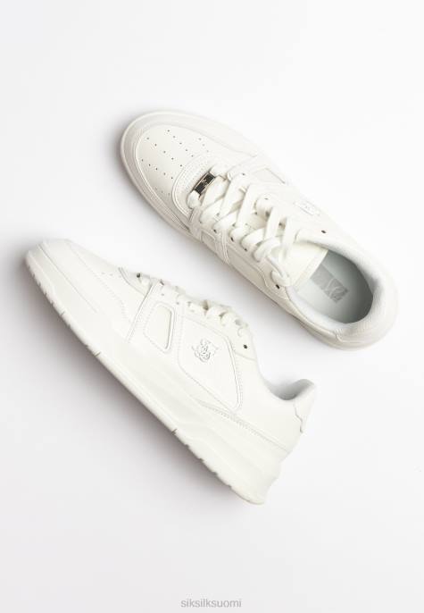 SikSilk luonnonvalkoinen low top court trainer naiset 6LR8268 jalkineet