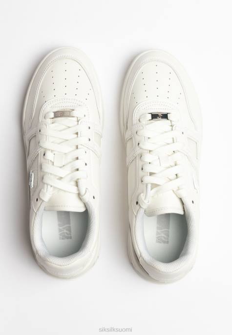 SikSilk luonnonvalkoinen low top court trainer naiset 6LR8268 jalkineet