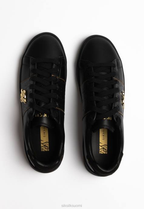 SikSilk musta kimi piiri naiset 6LR8264 jalkineet