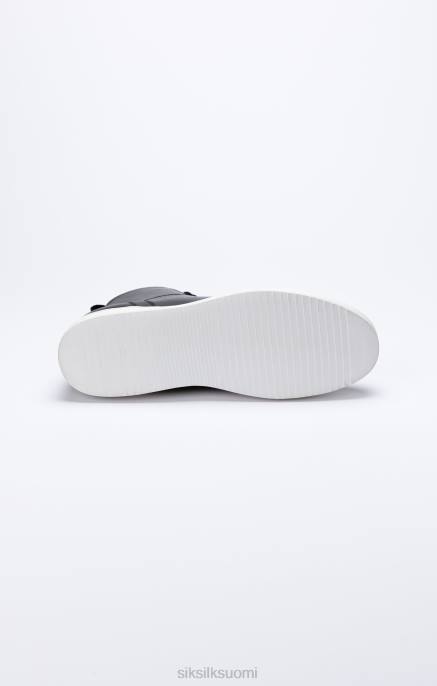 SikSilk musta klassinen korkeavartinen tennari naiset 6LR8260 jalkineet