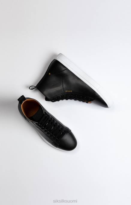 SikSilk musta klassinen korkeavartinen tennari naiset 6LR8260 jalkineet