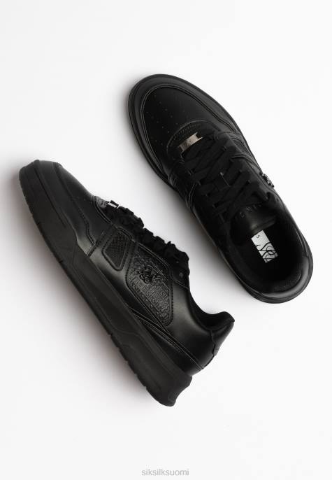 SikSilk musta low top court trainer naiset 6LR8263 jalkineet