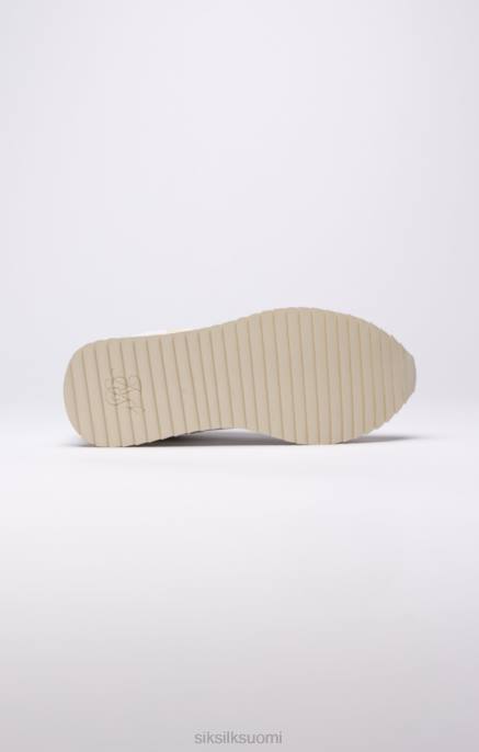 SikSilk valkoinen retro juoksulenkki naiset 6LR8276 jalkineet