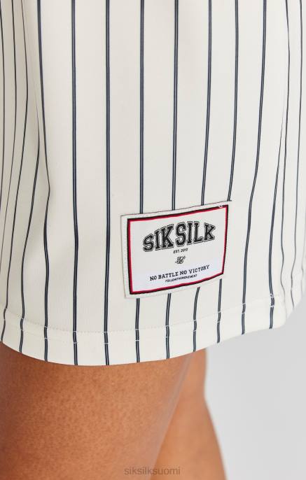 SikSilk ecru koripallon raidallinen mekko naiset 6LR8144 vaatteet