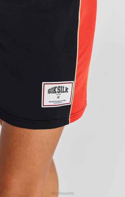 SikSilk musta paneloitu koripallomekko naiset 6LR8147 vaatteet