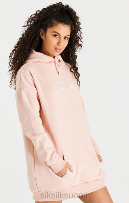 SikSilk pinkki oversize-hupparimekko naiset 6LR8152 vaatteet