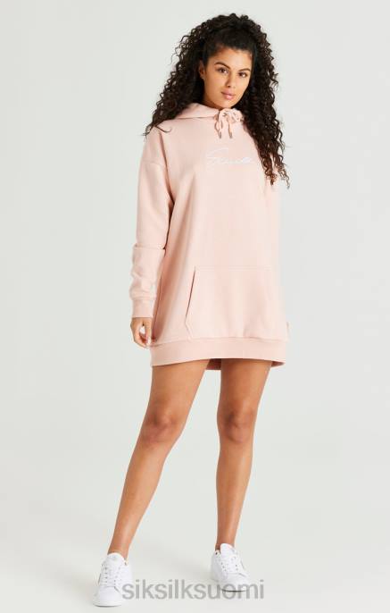 SikSilk pinkki oversize-hupparimekko naiset 6LR8152 vaatteet