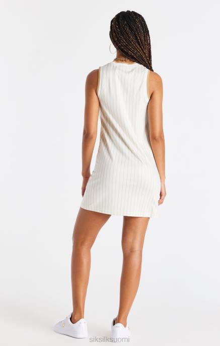 SikSilk ylellinen koripallomekko - ecru & gold naiset 6LR8150 vaatteet