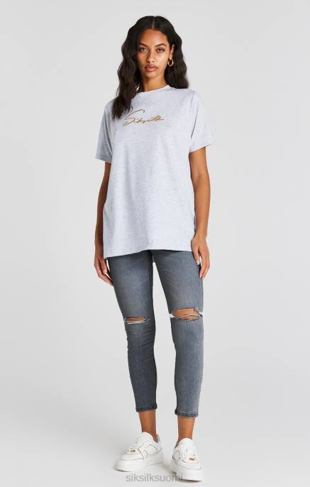 SikSilk blue wash distressed denim jean naiset 6LR8188 vaatteet