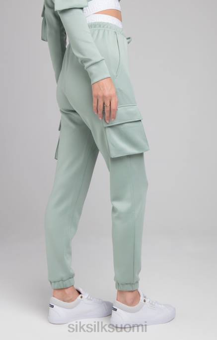 SikSilk cargo tape track -housut - salvia naiset 6LR8176 vaatteet