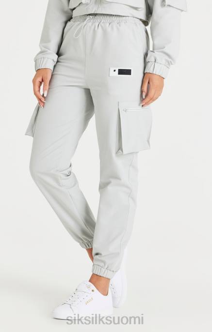 SikSilk harmaat cargo track -housut naiset 6LR8179 vaatteet