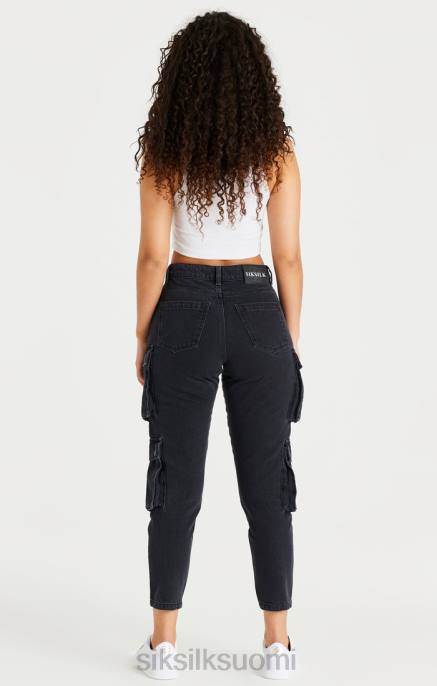 SikSilk mustat farkut naiset 6LR8187 vaatteet