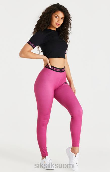 SikSilk pinkki teippileggingsit naiset 6LR8171 vaatteet