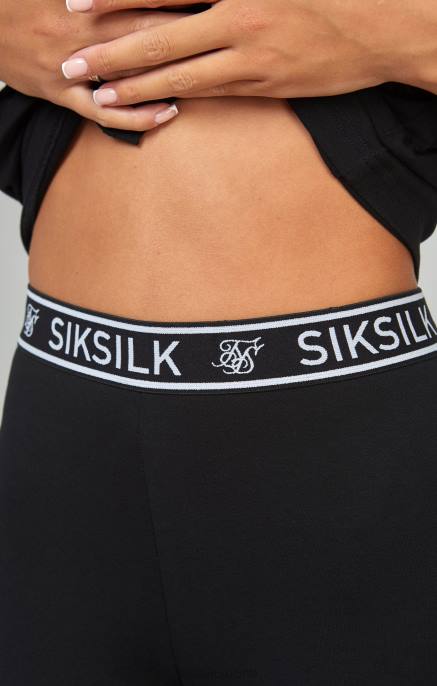 SikSilk mustat olennaiset teippishortsit naiset 6LR8196 vaatteet