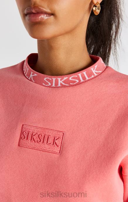 SikSilk coral crew collegepaita naiset 6LR888 vaatteet