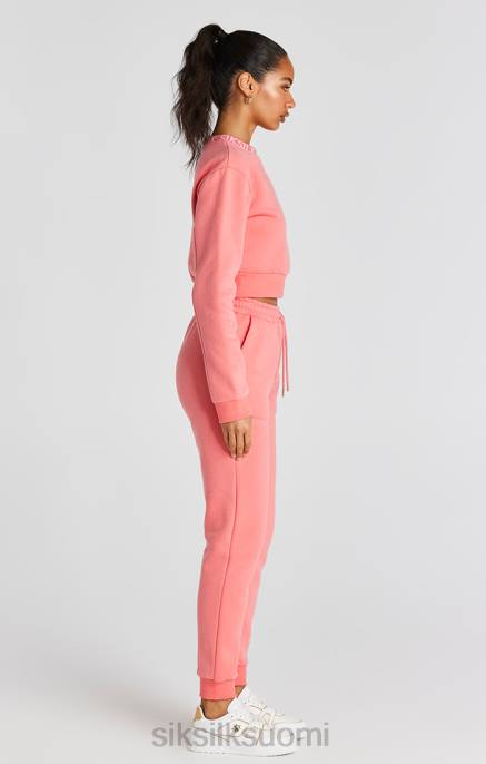 SikSilk coral crew collegepaita naiset 6LR888 vaatteet