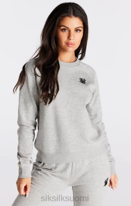 SikSilk grey marl essential crew collegepaita naiset 6LR8121 vaatteet